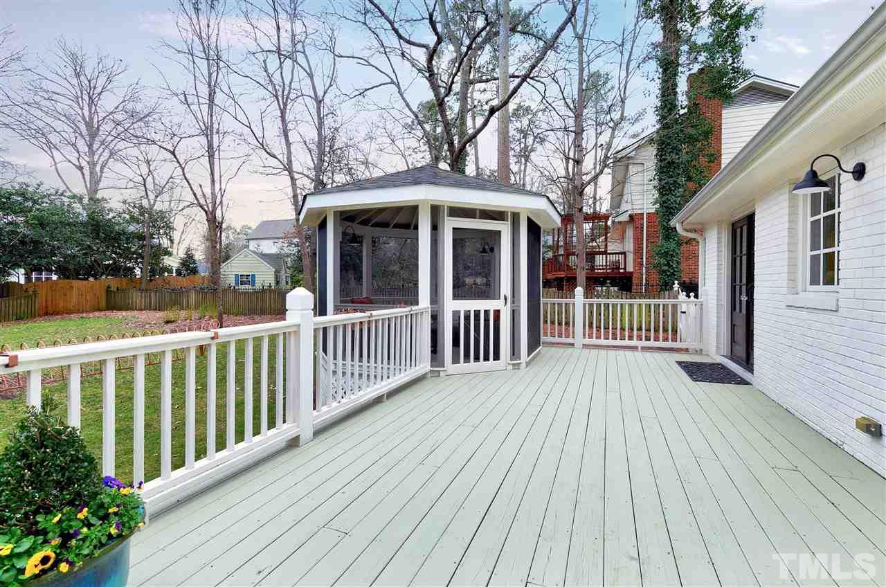 1208 Briarpatch Lane Raleigh, NC 27615 - Photo 26 of 30 Gazebo is screened and wired for TV