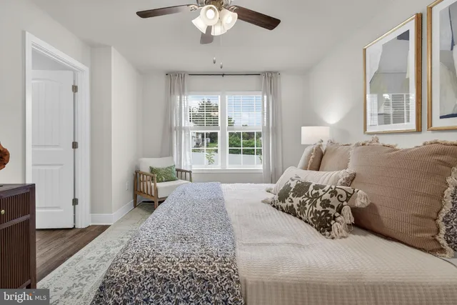 a view of a room with rack on the wall