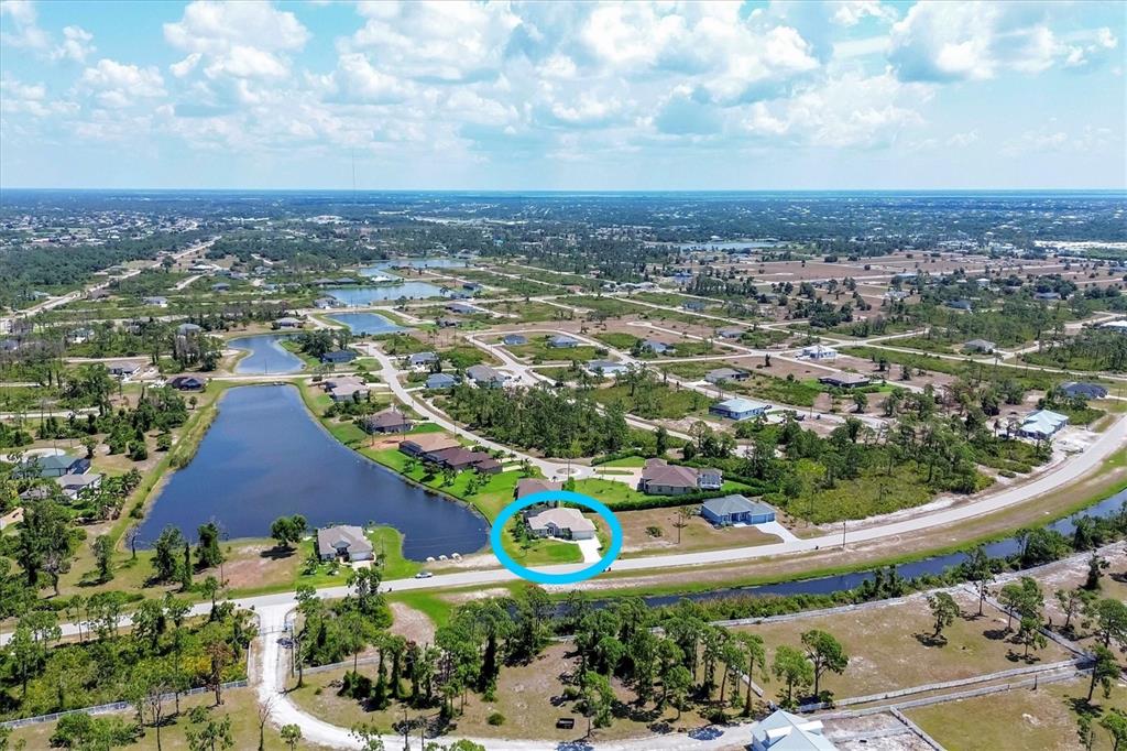 34 Brig Circle South Placida, FL 33946 - Photo 32 of 39 an aerial view of residential houses with outdoor space and swimming pool