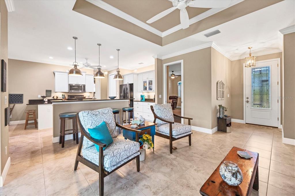 34 Brig Circle South Placida, FL 33946 - Photo 7 of 39 a living room with furniture and kitchen view