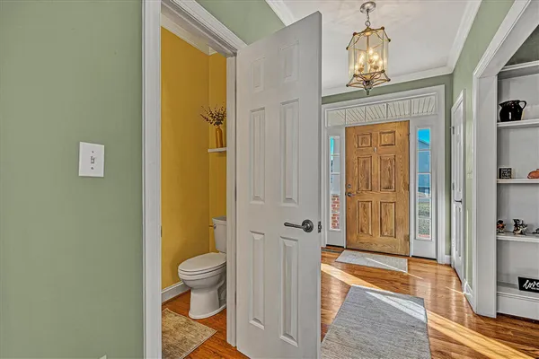 a view of a storage & utility room with washer and dryer