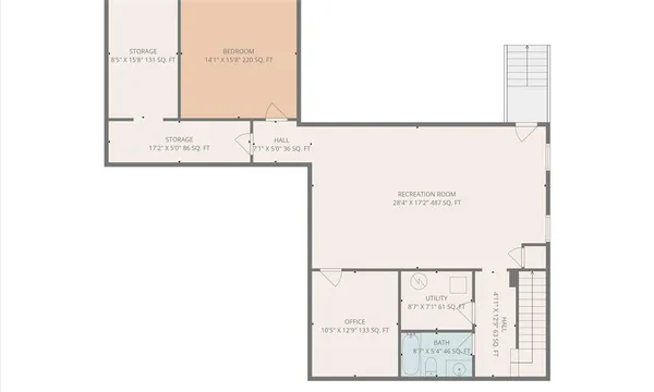 a picture of a floor plan