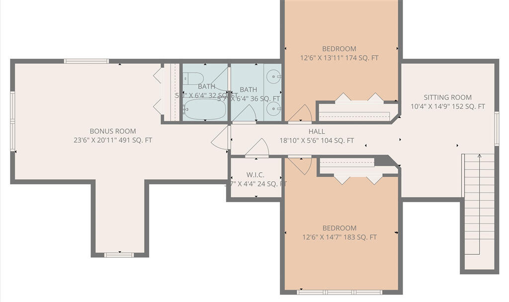 5244 Sundance Road Salem, VA 24153 - Photo 4 of 74 20103402-secondfloor_201034_S
