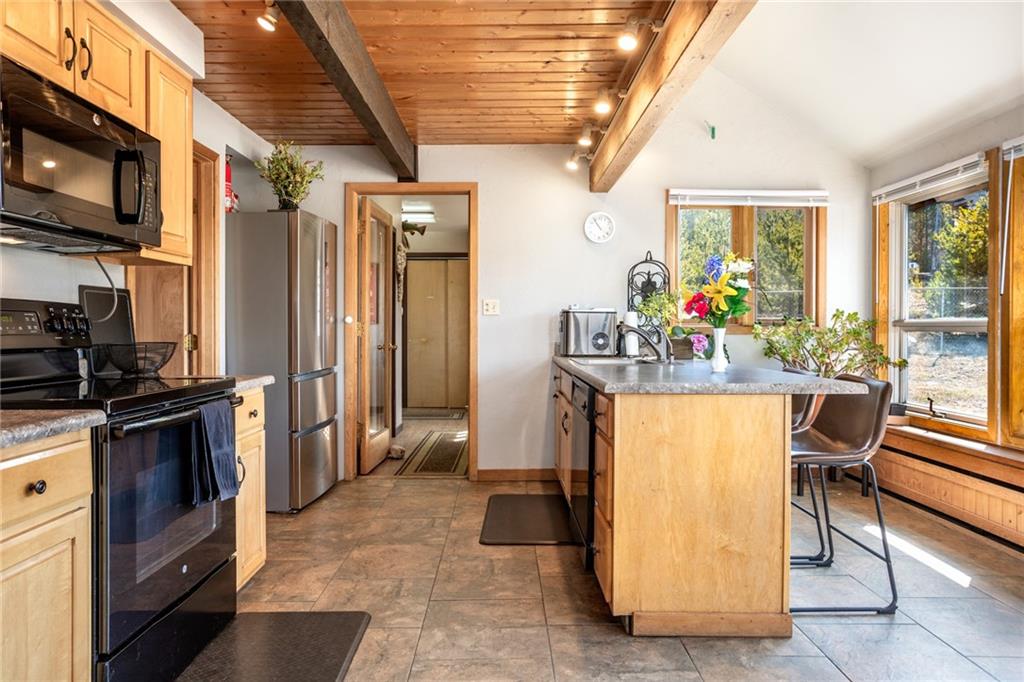 567 G Road Silverthorne, CO 80498 - Photo 9 of 32 a view of kitchen with furniture and a refrigerator