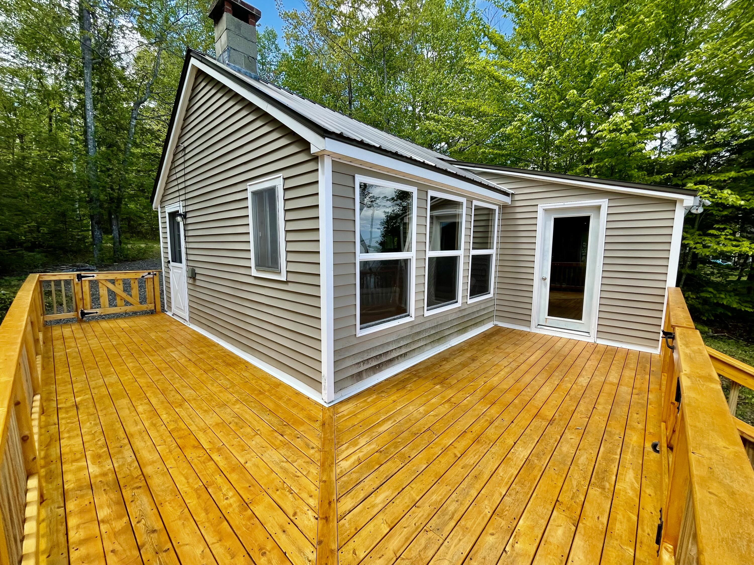 42 South Shore Rd Lake View Milo, ME 04463 - Photo 38 of 118 New Cedar Deck