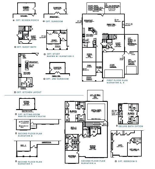 304 Abercom Place Drive Moncks Corner, SC 29461 - Photo 3 of 3 carlyle floorplan