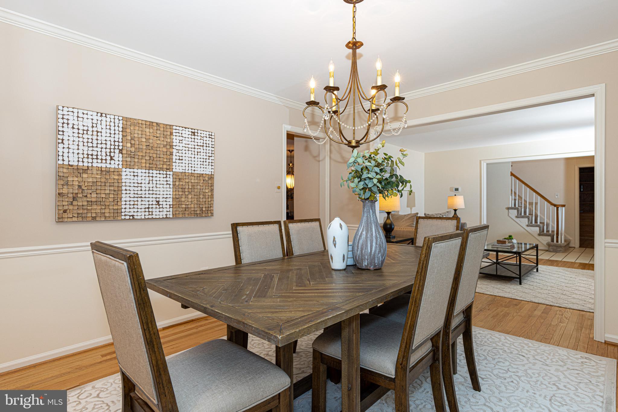 9702 Rambling Ridge Court Fairfax Station, VA 22039 - Photo 7 of 78 Inviting large dining room