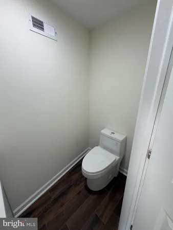 a bathroom with a toilet