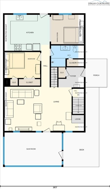 370 Osee Road Sparta, NC 28675 - Photo 33 of 36 a picture of floor plan