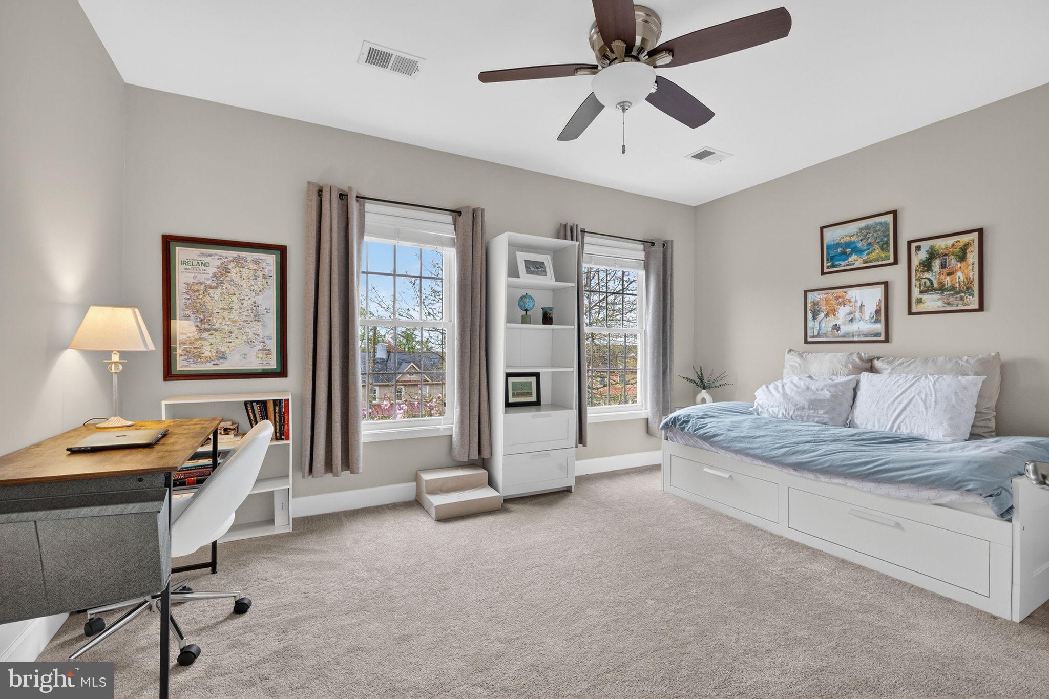 3112 Spring Drive Alexandria, VA 22306 - Photo 26 of 58 a bed room with a bed and a window