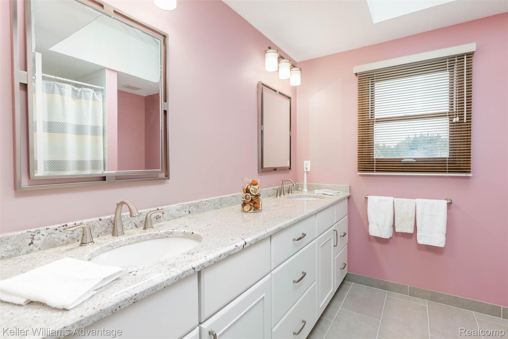 25325 Rutledge Crossing Farmington, MI 48335 - Photo 23 of 56 Master Bathroom w/ Dual Sinks & Skylight
