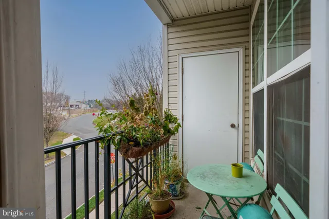 a house view with a seating space