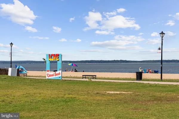 a view of a yard with an outdoor space