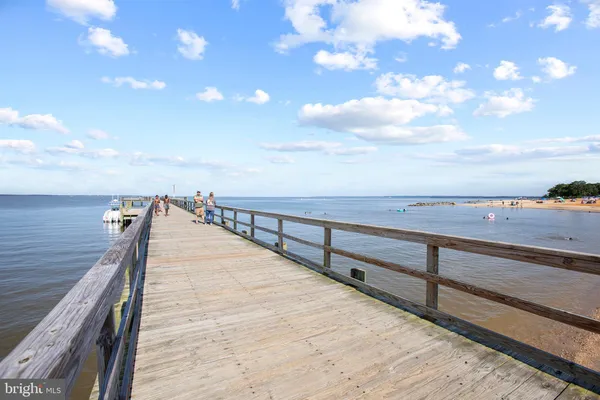 a view of a garage with a table and chairs