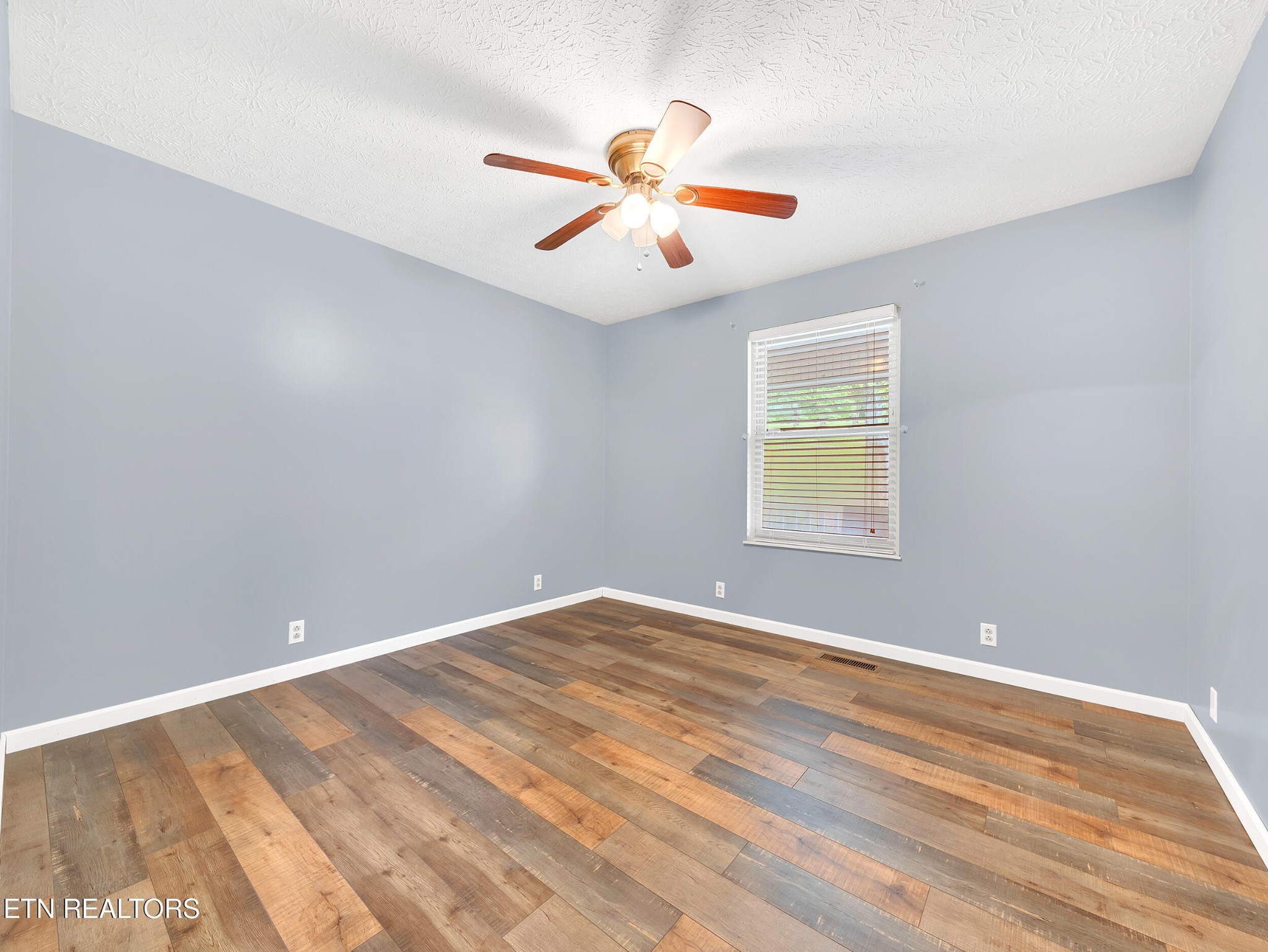 3342 Shagbark Road Powell, TN 37849 - Photo 18 of 32 an empty room with windows and ceiling fan