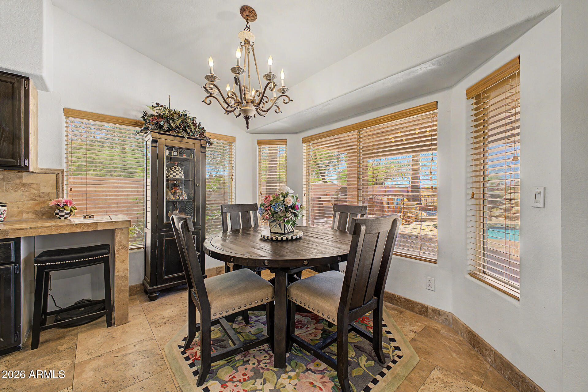 3948 North Ranier Mesa, AZ 85215 - Photo 16 of 69 a view of a dining room with furniture window and outside view