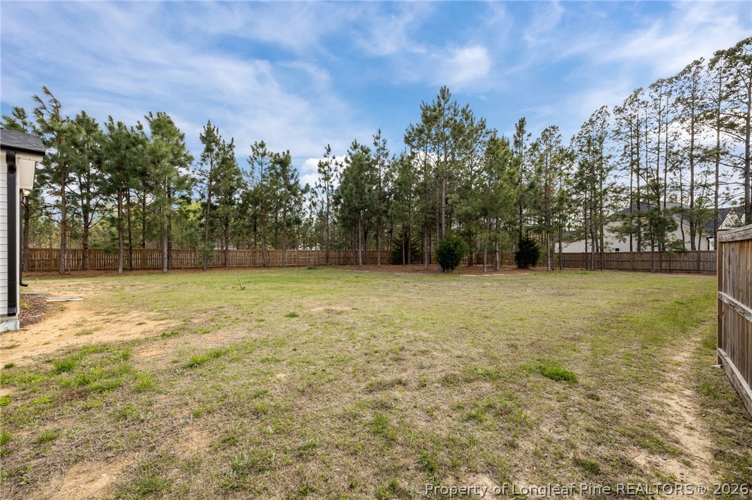 334 Beacon Hl Road Lillington, NC 27546 - Photo 38 of 49 a view of outdoor space with deck and yard