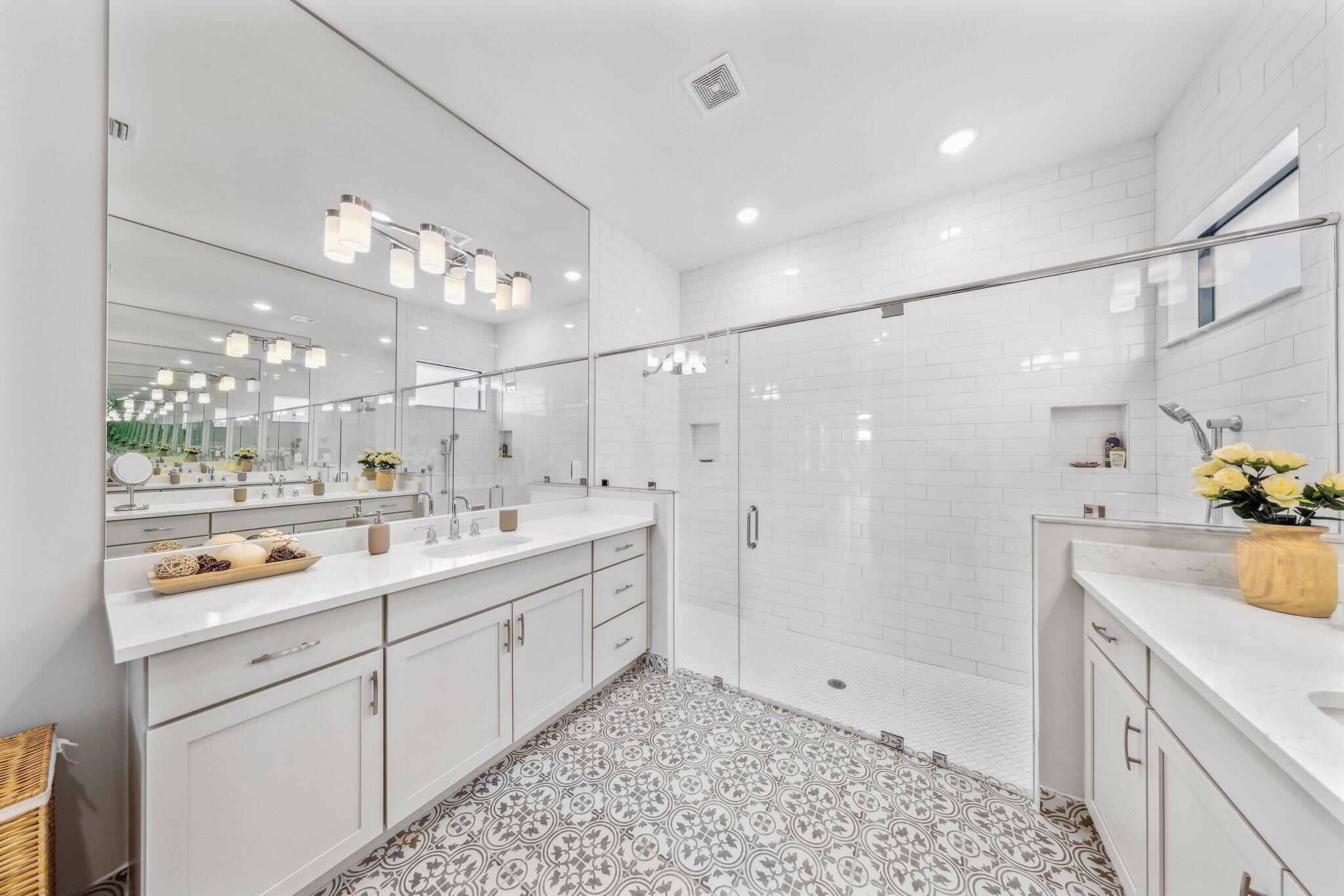 11786 Vivar Run Parkland, FL 33076 - Photo 25 of 46 a bathroom with a sink double vanity and shower