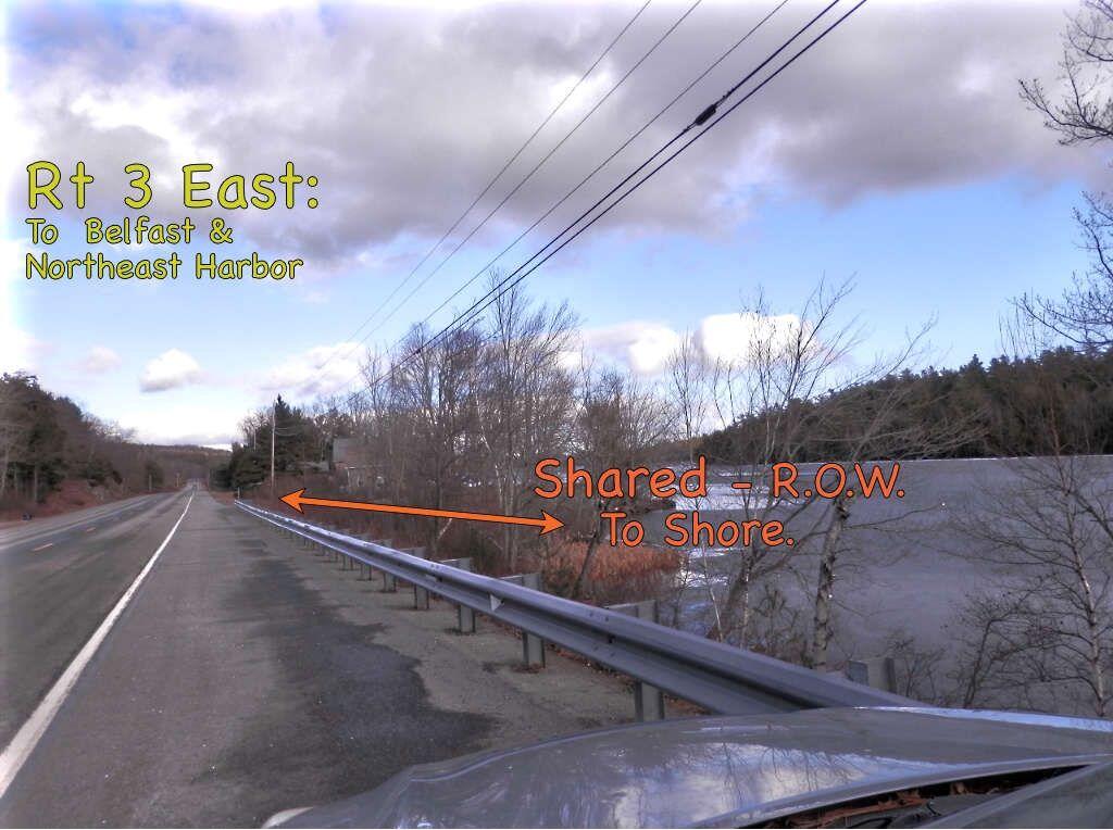 Lot 26-1 Stagecoach Road Liberty, ME 04949 - Photo 18 of 20 Right of way to lake across route 3