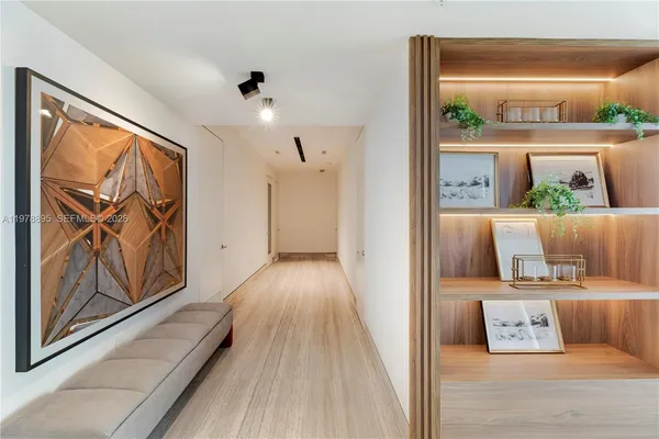 a view of entryway and hall