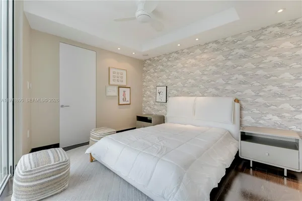 a view of a city and a lake