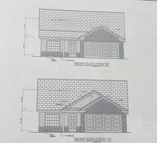 a front view of a building