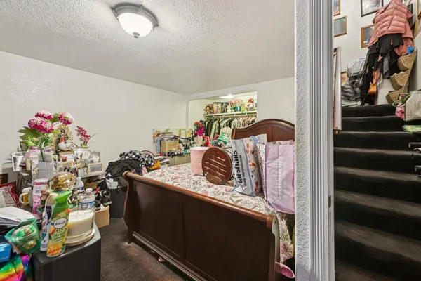 a room with storage and utility room