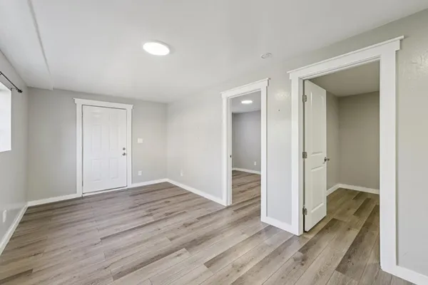wooden floor in an empty room
