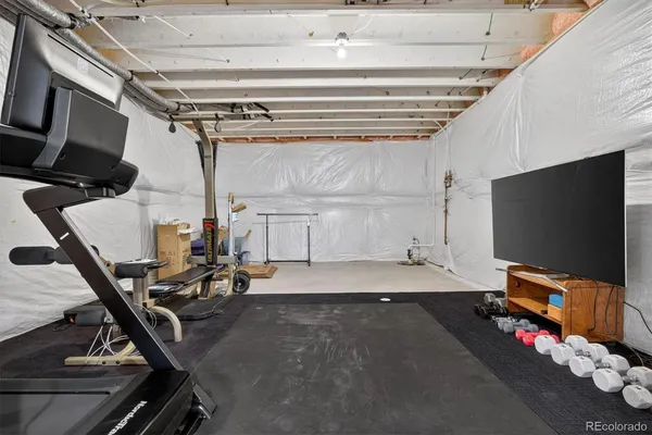 a view of storage and utility room