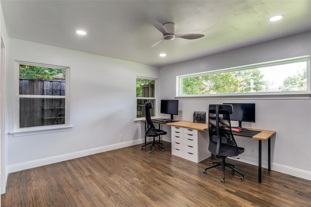 7127 East Mockingbird Lane Dallas, TX 75214 - Photo 19 of 31 a view of a workspace with furniture and a window