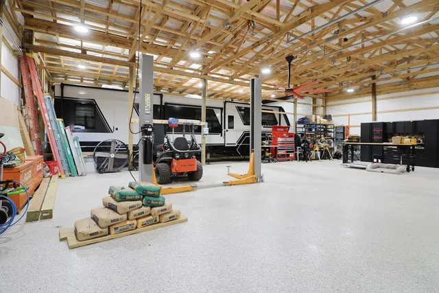 a view of a storage in a room