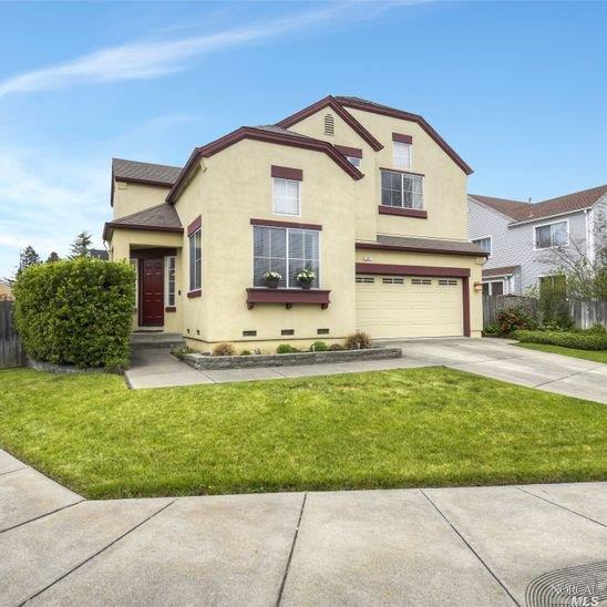 2321 Brompton Avenue Santa Rosa, CA 95403 - Photo 1 of 1 a front view of a house with a garden
