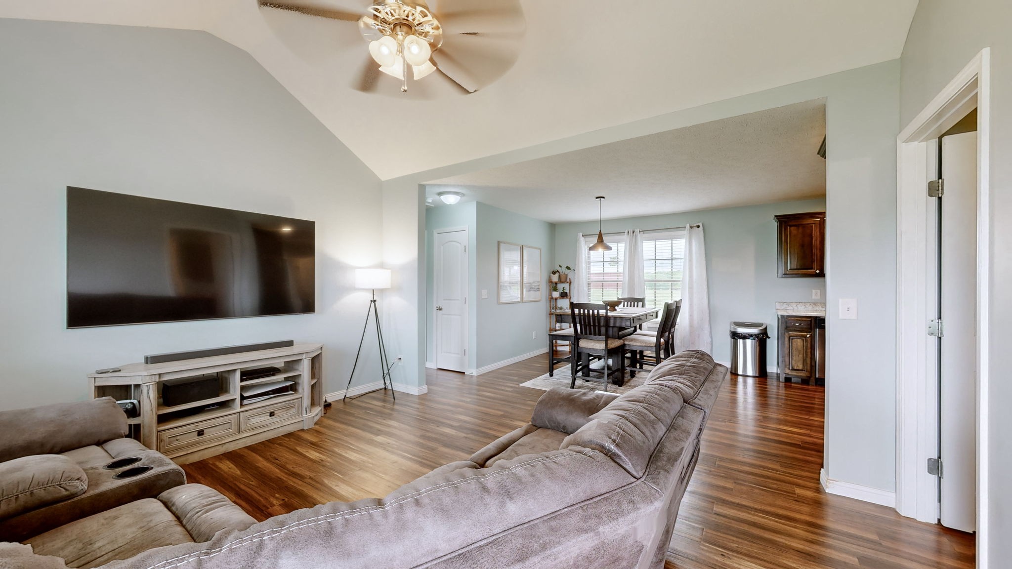 1462 East Ab Wade Road Portland, TN 37148 - Photo 3 of 52 a living room with furniture and a flat screen tv