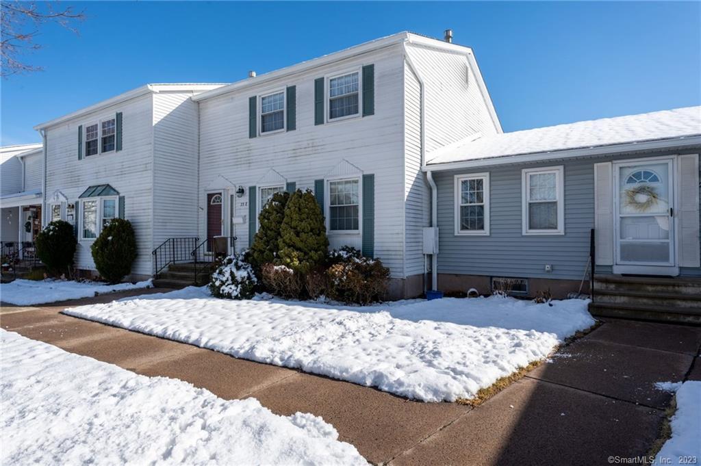a view of a house with a patio