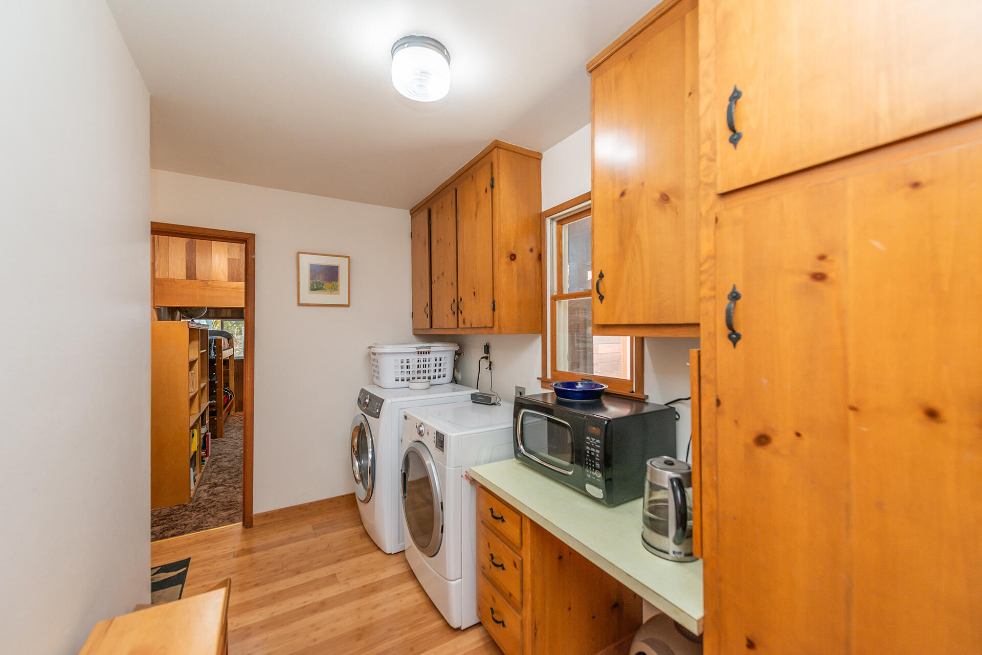 491 East Branch Road Weaverville, CA 96093 - Photo 42 of 59 a view of a bathroom with sink and washing machine