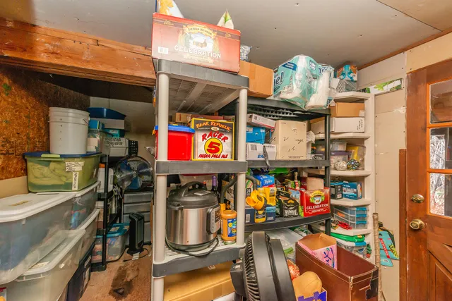 a view of a room with chairs