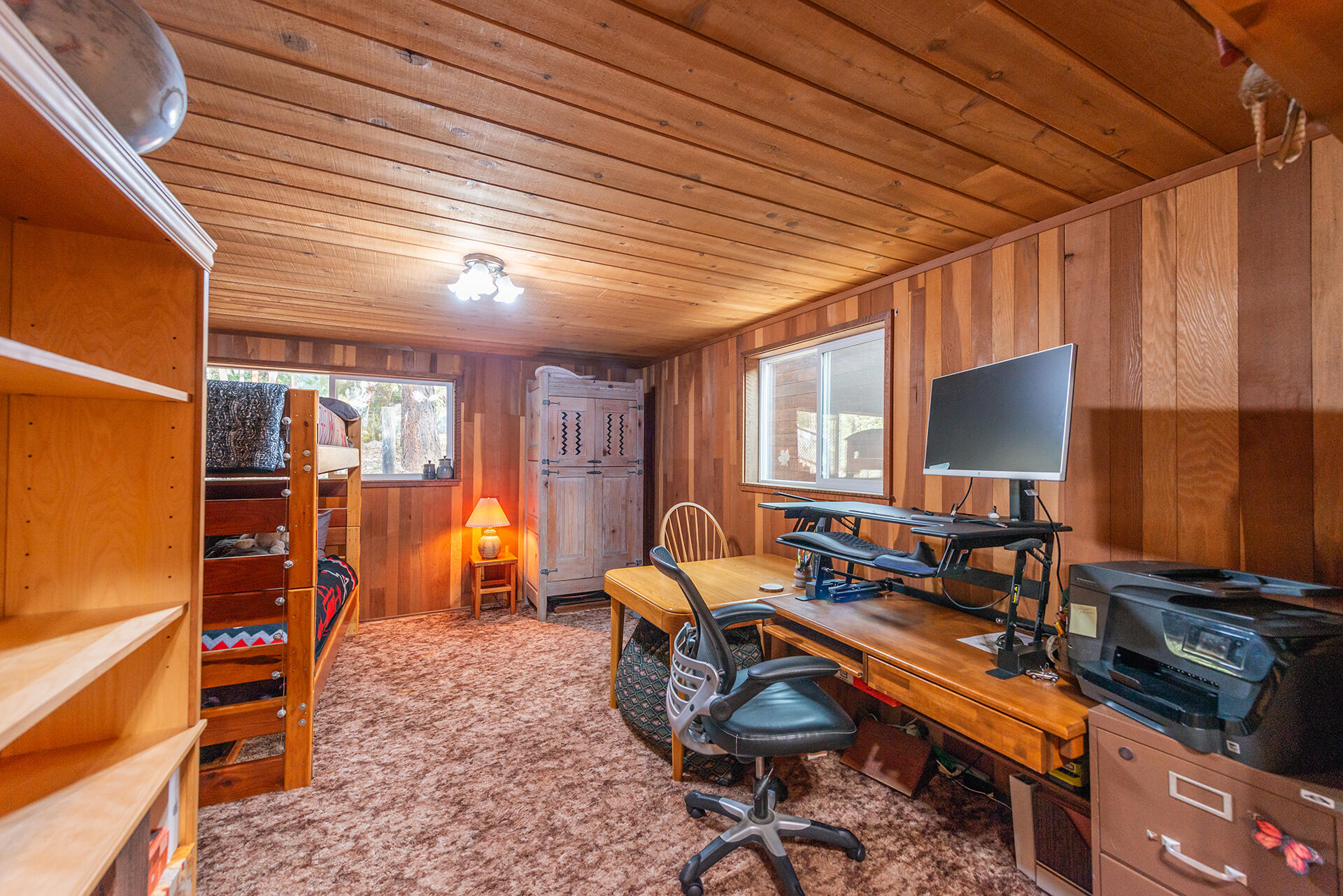 491 East Branch Road Weaverville, CA 96093 - Photo 49 of 59 a reading room with furniture and a window