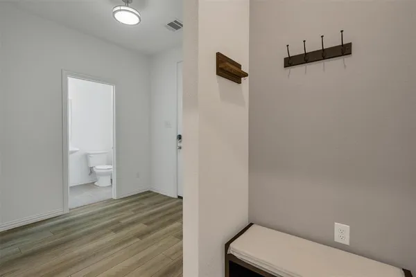 a bathroom with a toilet