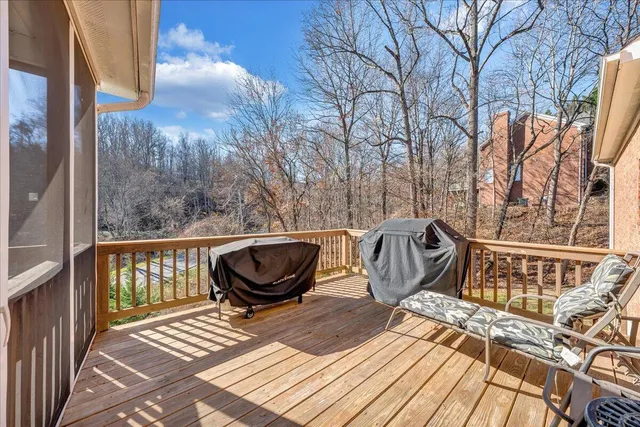 a view of a backyard with pathway