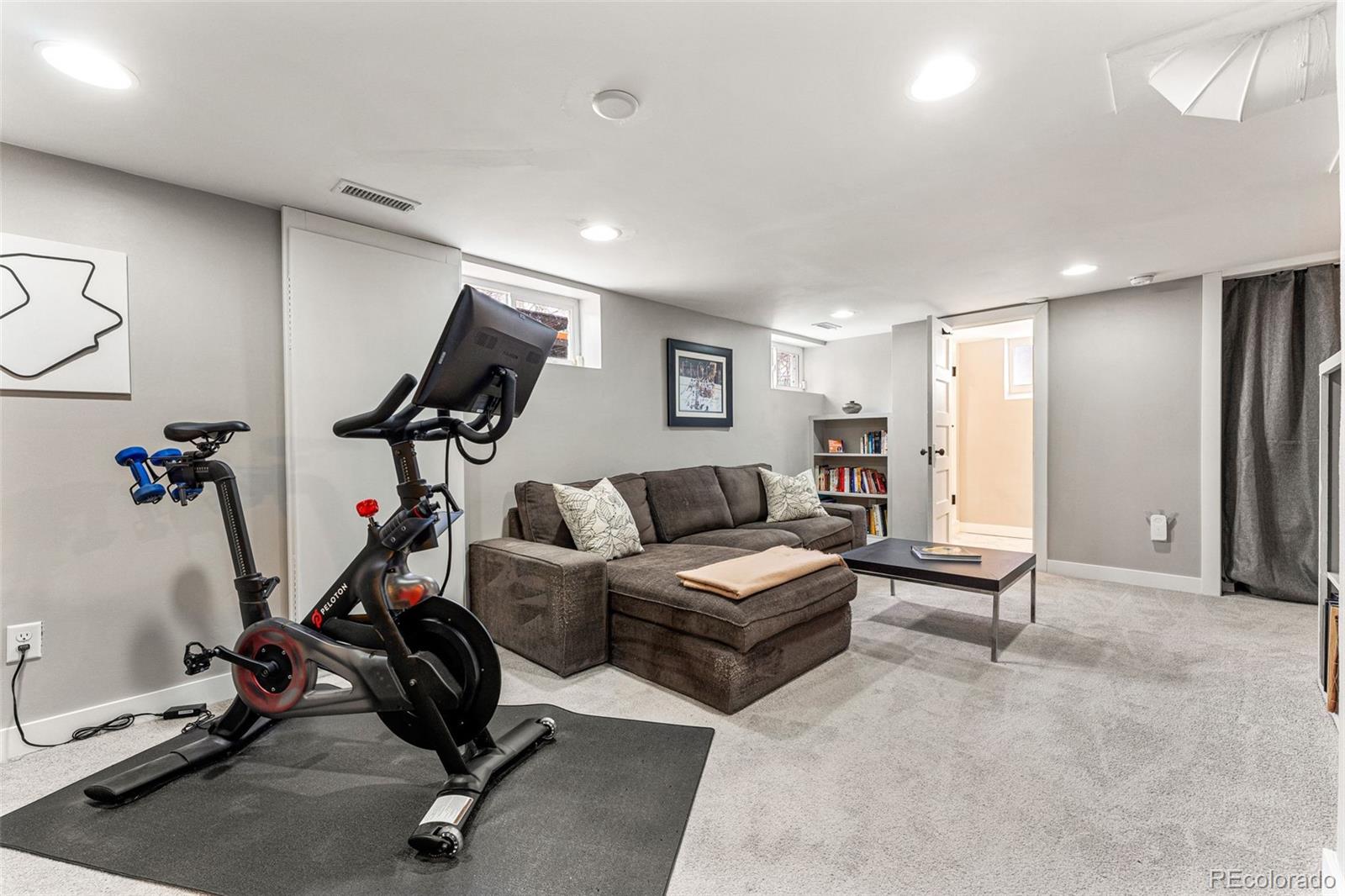 1639 Grape Street Denver, CO 80220 - Photo 21 of 39 a view of a room with gym equipment