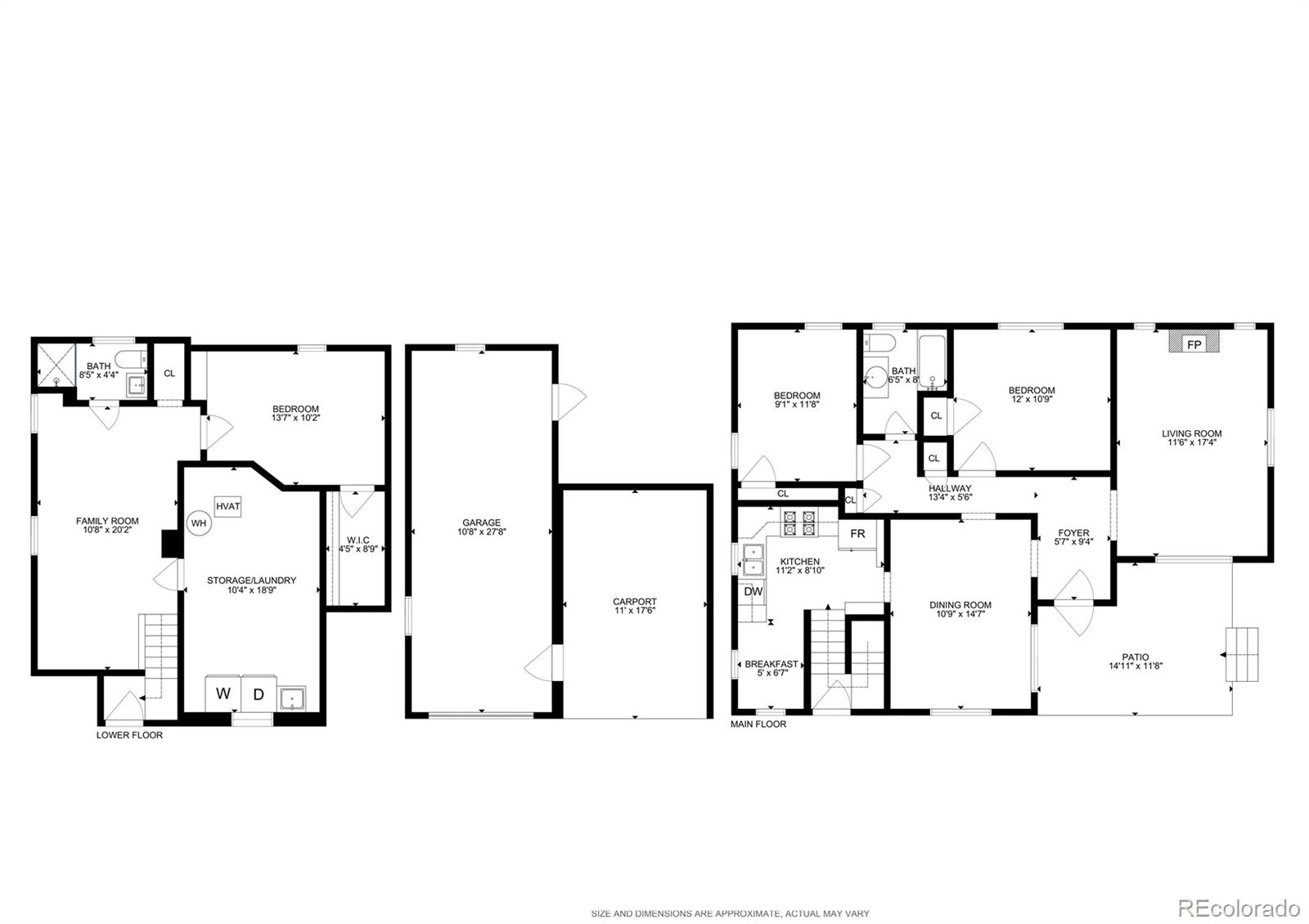 1639 Grape Street Denver, CO 80220 - Photo 39 of 39 a picture of floor plan