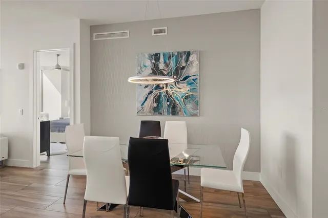 a front view of a building with street view