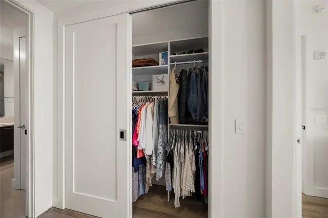 a view of a big yard next to a building