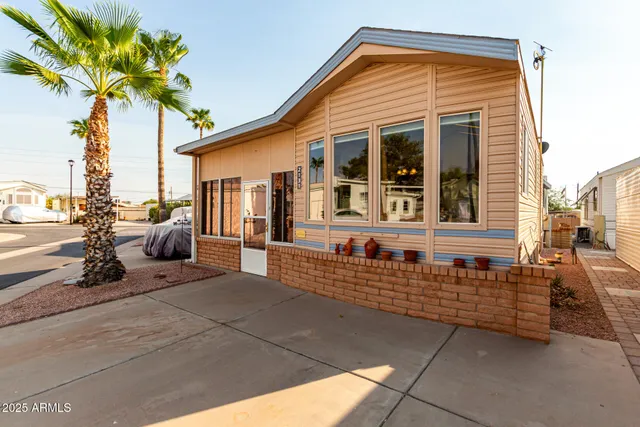 a front view of a house with a porch