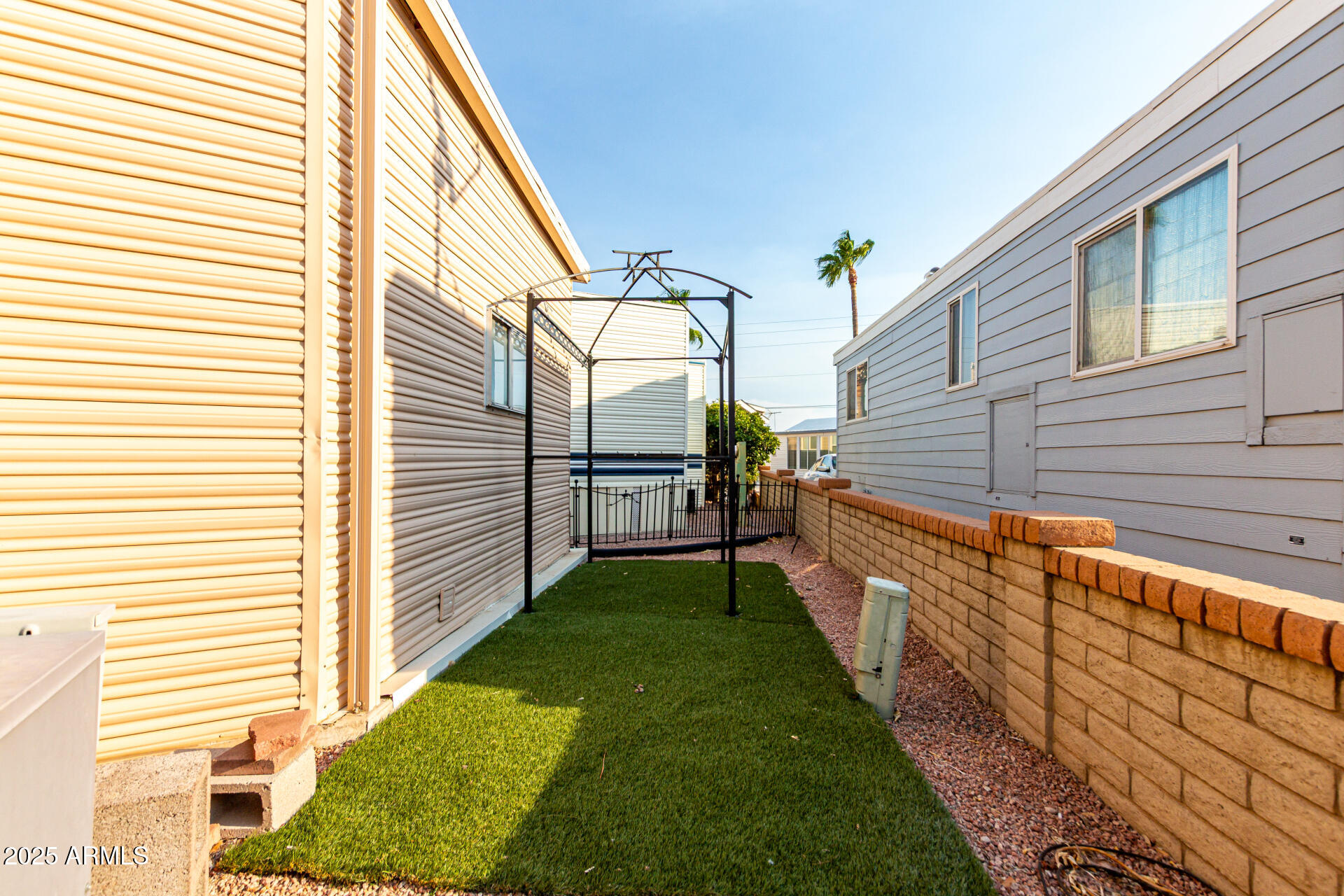2920 South Cree Drive Apache Junction, AZ 85119 - Photo 35 of 55 a view of a porch with wooden floor and a stairs