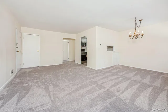 a view of empty room