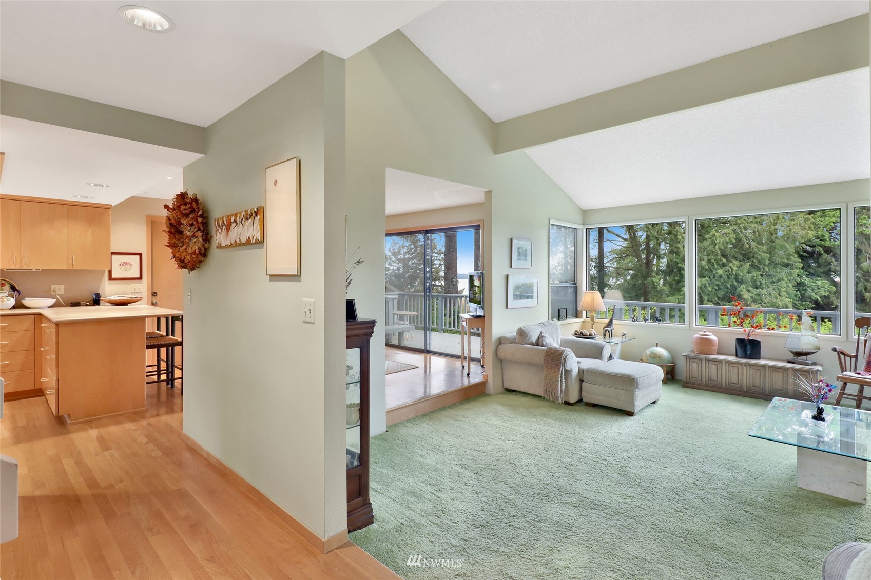 201 Middlefield Road Bellingham, WA 98225 - Photo 12 of 36 a living room with furniture and a large window