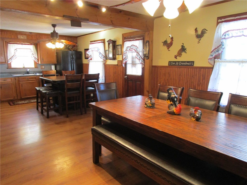 Dining Area into Eat in Kitchen