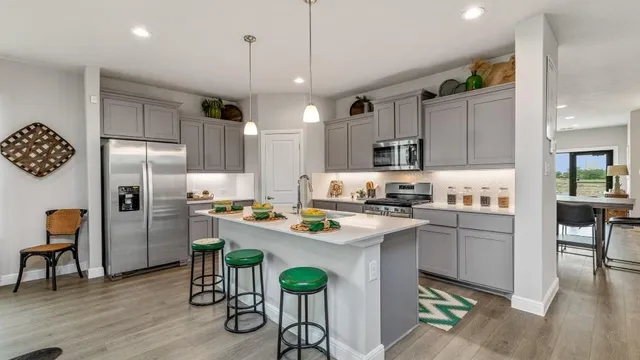 a view of an outdoor space with seating