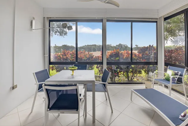 a view of a lake with a city